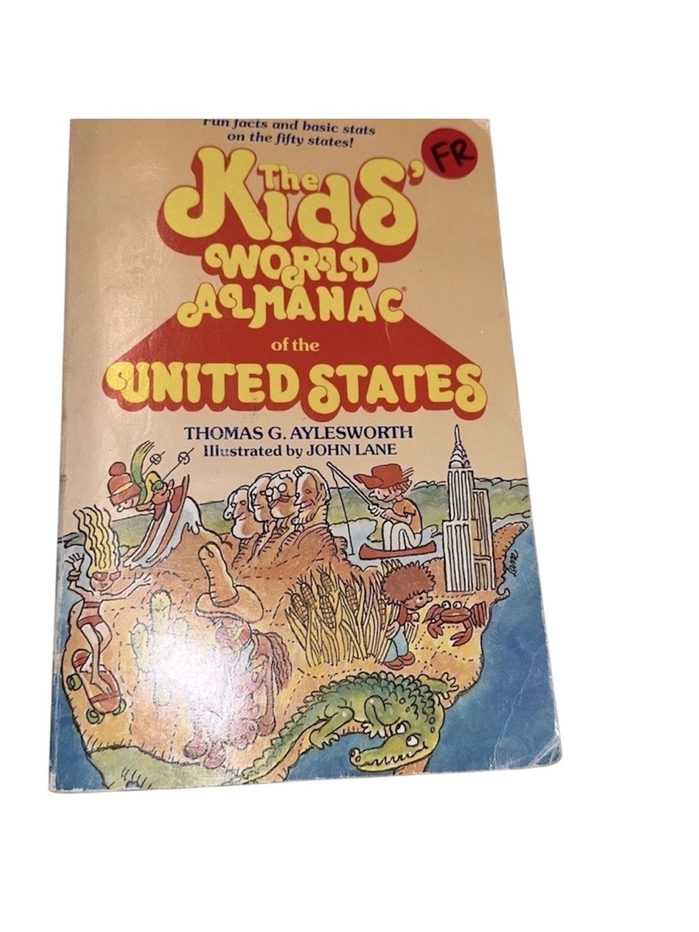 Kids' vintage World Almanac of the United States Book